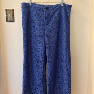 The Colette Cropped Wide-Leg Pants by Maeve